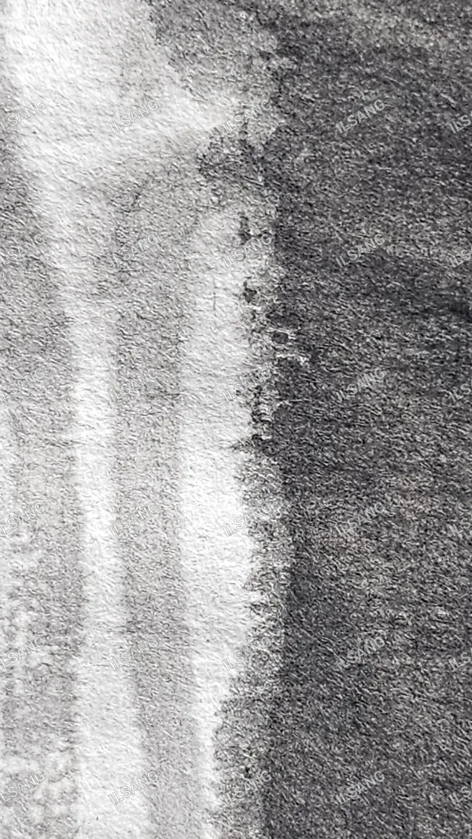A black and white photo of a dirty cloth.