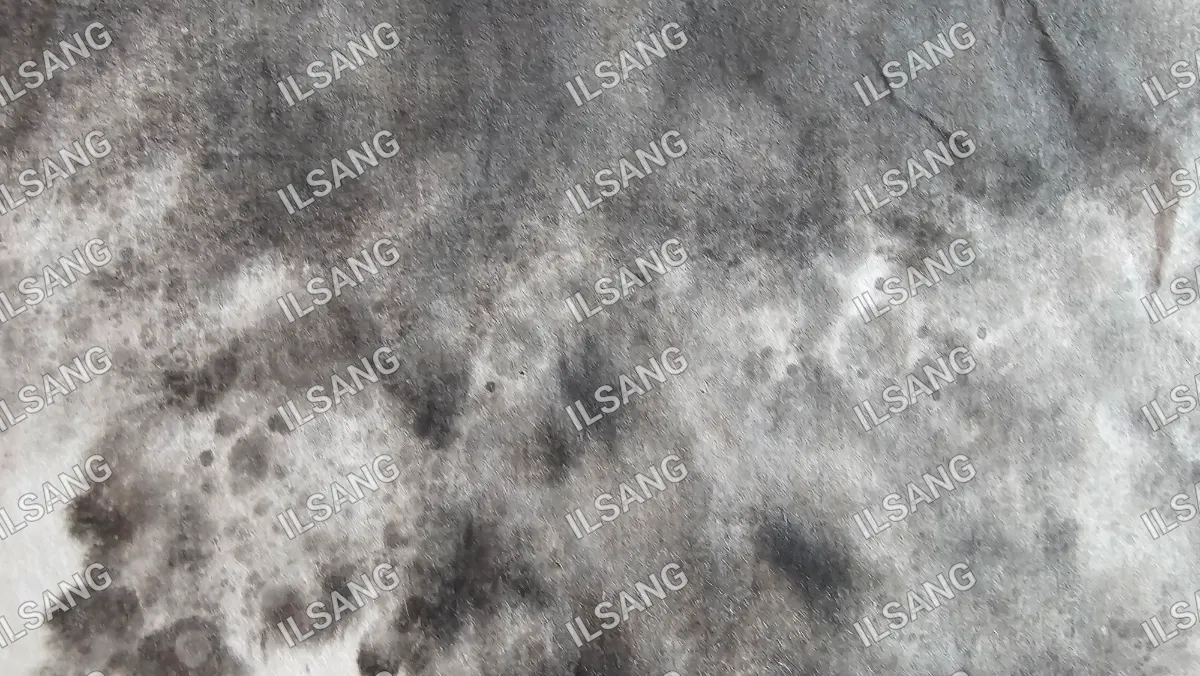 A black and white photo of a dirty surface.