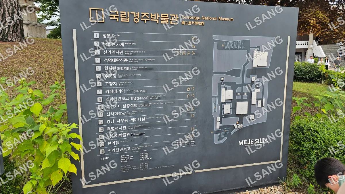 A sign in a foreign language is displayed on a wall.