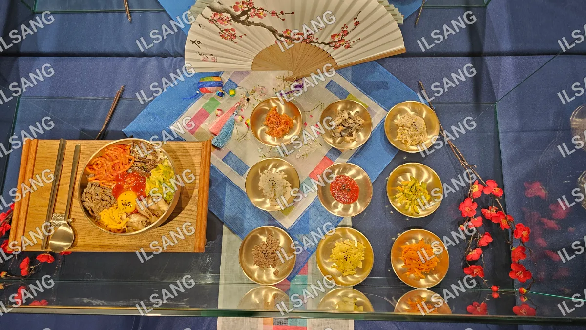 A table with a variety of foods on it.